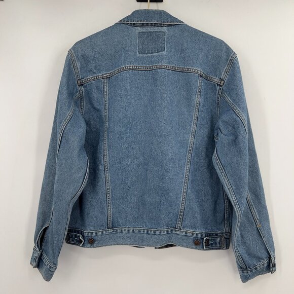 Levi’s Standard Trucker Mens Denim Jacket Size Small 90"s Style Unisex - Picture 4 of 8